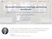 Tablet Screenshot of highground.com